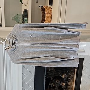 Travis Mathew Men's Quarter Zip Jacket Grey Large